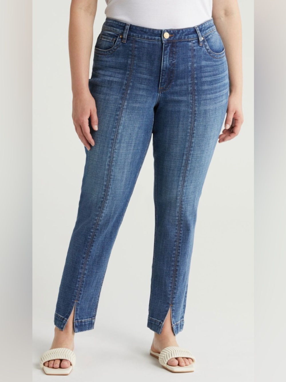 Kut From the Kloth Split Hem Hi-rise Jeans. Size
16W